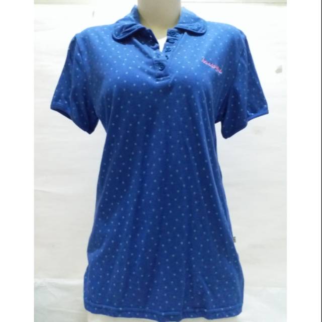 Kaos Cewek Nevada Polo Polkadot