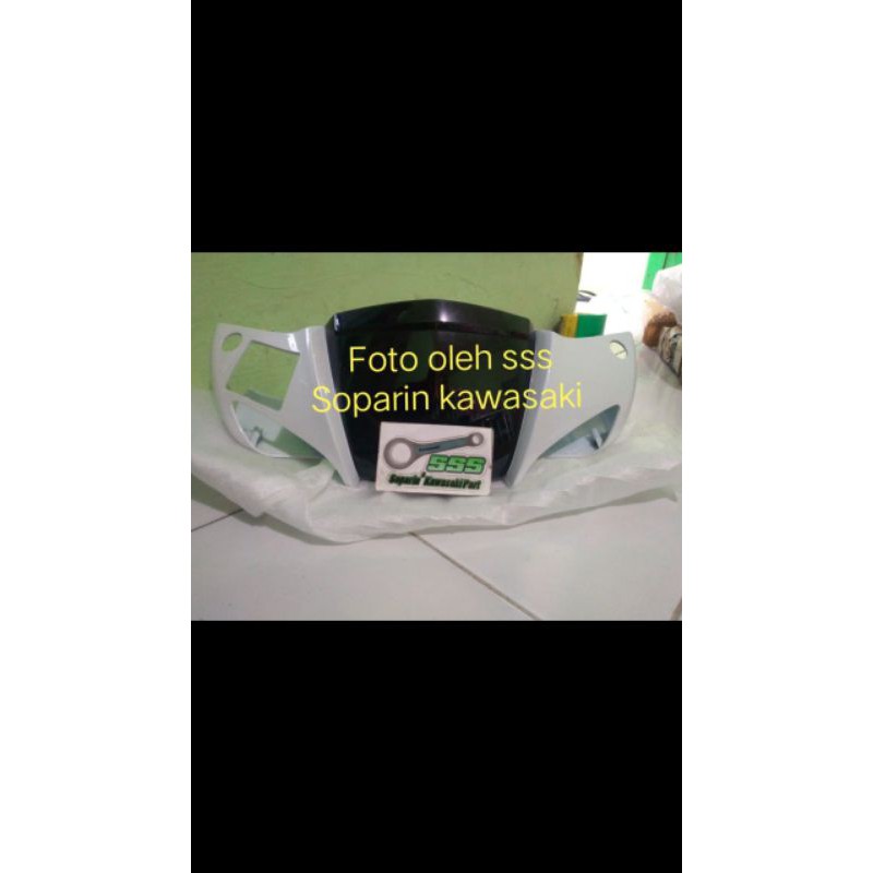 batok lampu zx 130 bagian depan putih