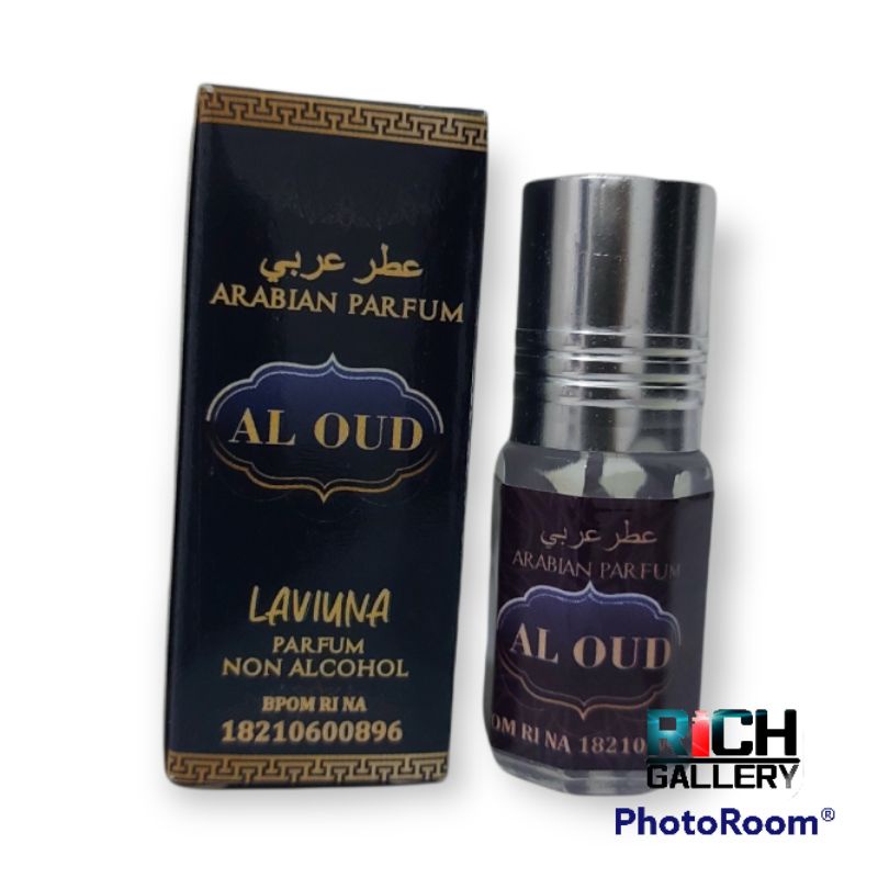 Parfum Sholat Roll On Al-Oud Original Non Alkohol 3ml