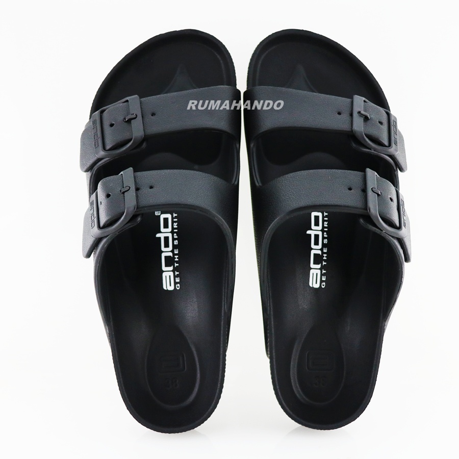 Ando Sultan Hitam - Sandal Pria Terbaru 2021 Ando Surabaya