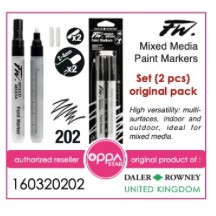

Kuas Lukis Cat Air / Acrylic Daler Rowney FW Marker M 2-4mm 160320202