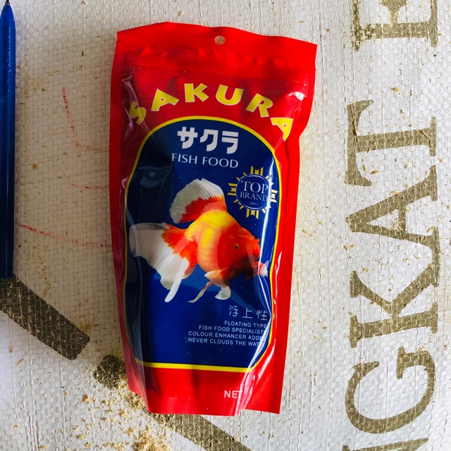 

Makanan Ikan Pelet Sakura Ukuran 100 Gram