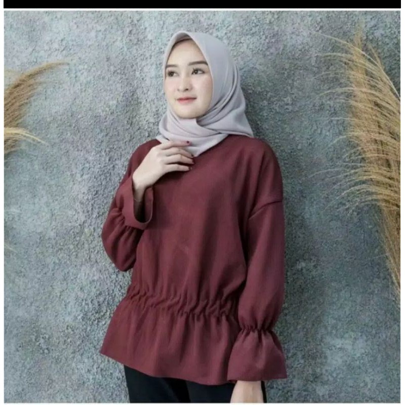 BLOUSE WANITA SIMPLE TOP