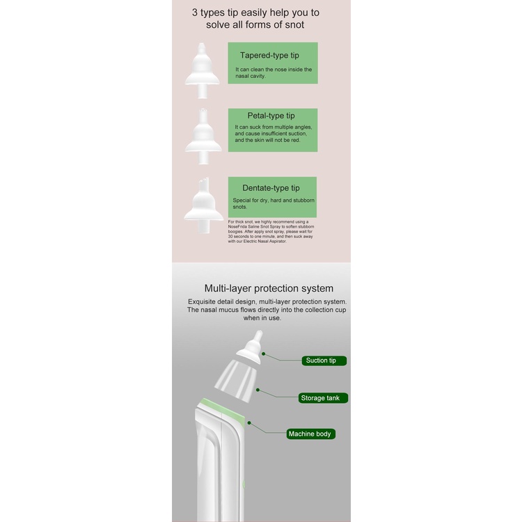 Sedot Ingus Bayi Baby Nasal Aspirator Elektrik Alat Penyedot Ingus Bayi
