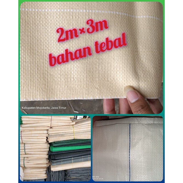 terpal jemur /terpal amparan 2×3 super tebal