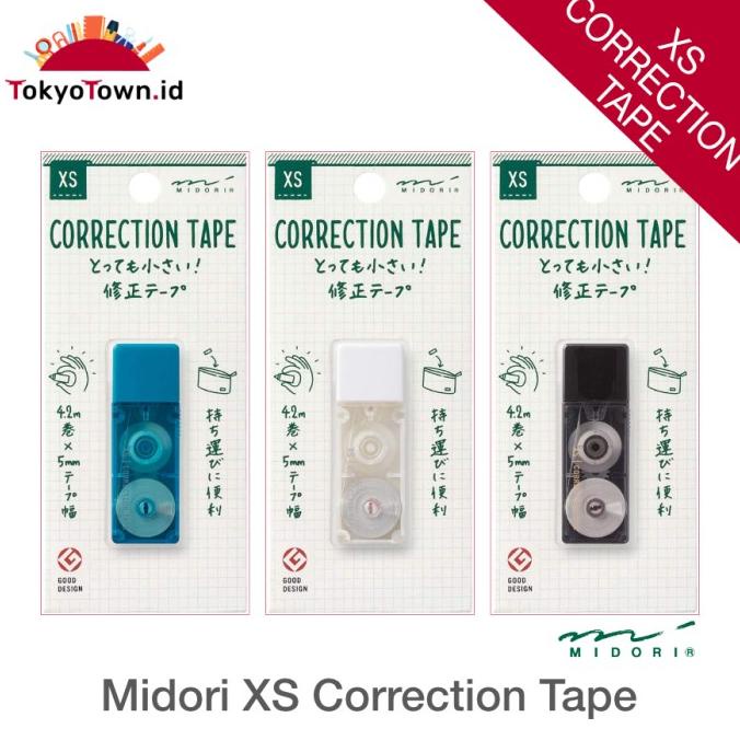 

Office & Stationery | Alat Tulis | Midori Xs Correction Tape | Best Seller
