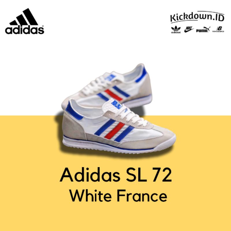 Adidas SL 72 White France Original BNWB BNIB / Sepatu Casual Pria Premium Original / Sepatu Pria / S