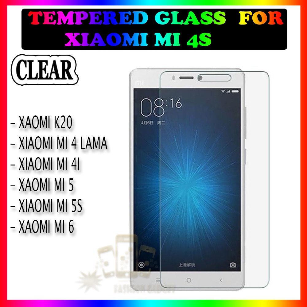 TEMPER GLASS XIAOMI K20 / XIAOMI MI 4 LAMA / XIOAMI MI 4I / XIOAMI MI 4S / XIOAMI MI 5 / XIAOMI MI 5S/ ANTI GORES KACA TEMPER GLASS