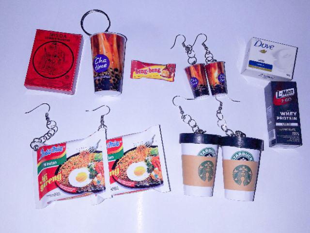 Anting Miniatur Starbucks Cup