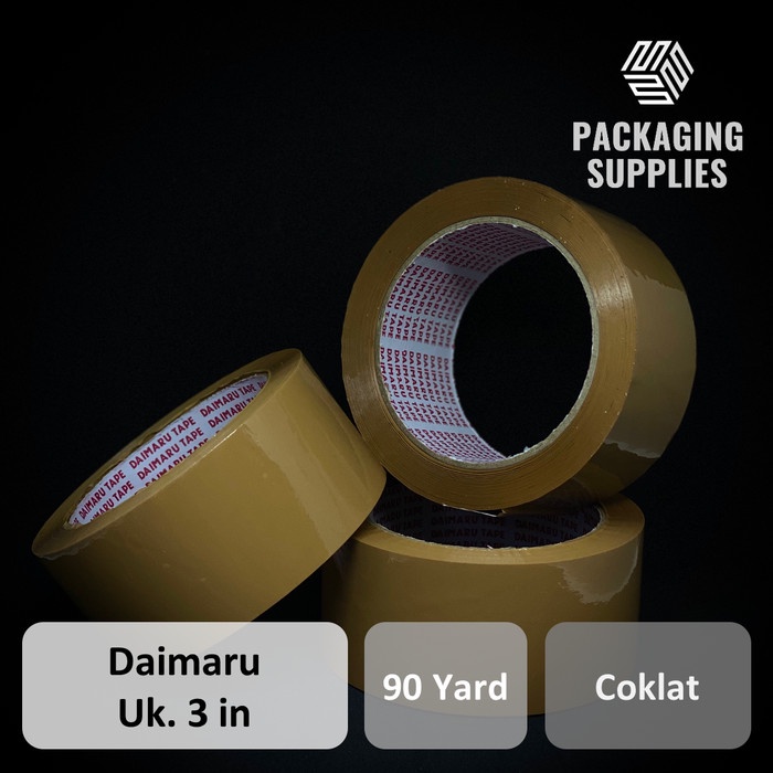 

Eklusif Daimaru Isolasi / Solasi / Selotip / Lakban [Uk. 2 In / 90 Yard] Limited