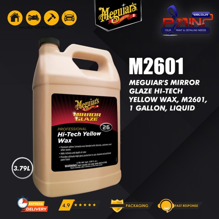 Meguiars M26 High Tech Yellow Wax Galon 3,79 L