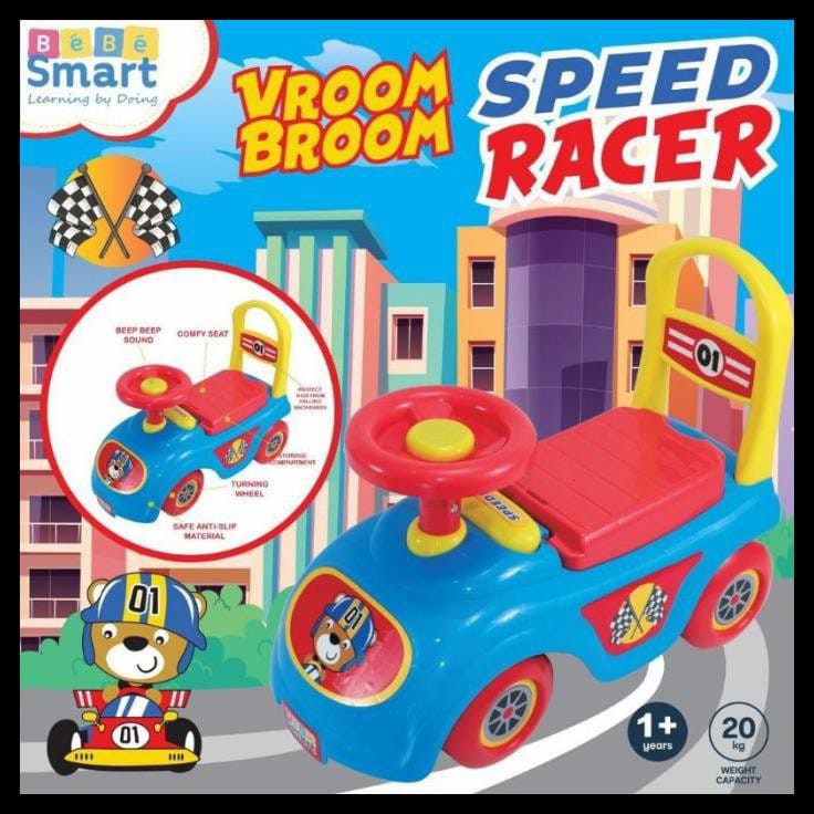 READY GOJEK GRAB Bebe Smart - Vroom Broom Ride On BBS875 BBS876 BBS878 BBS879 BBS880 BEBESMART