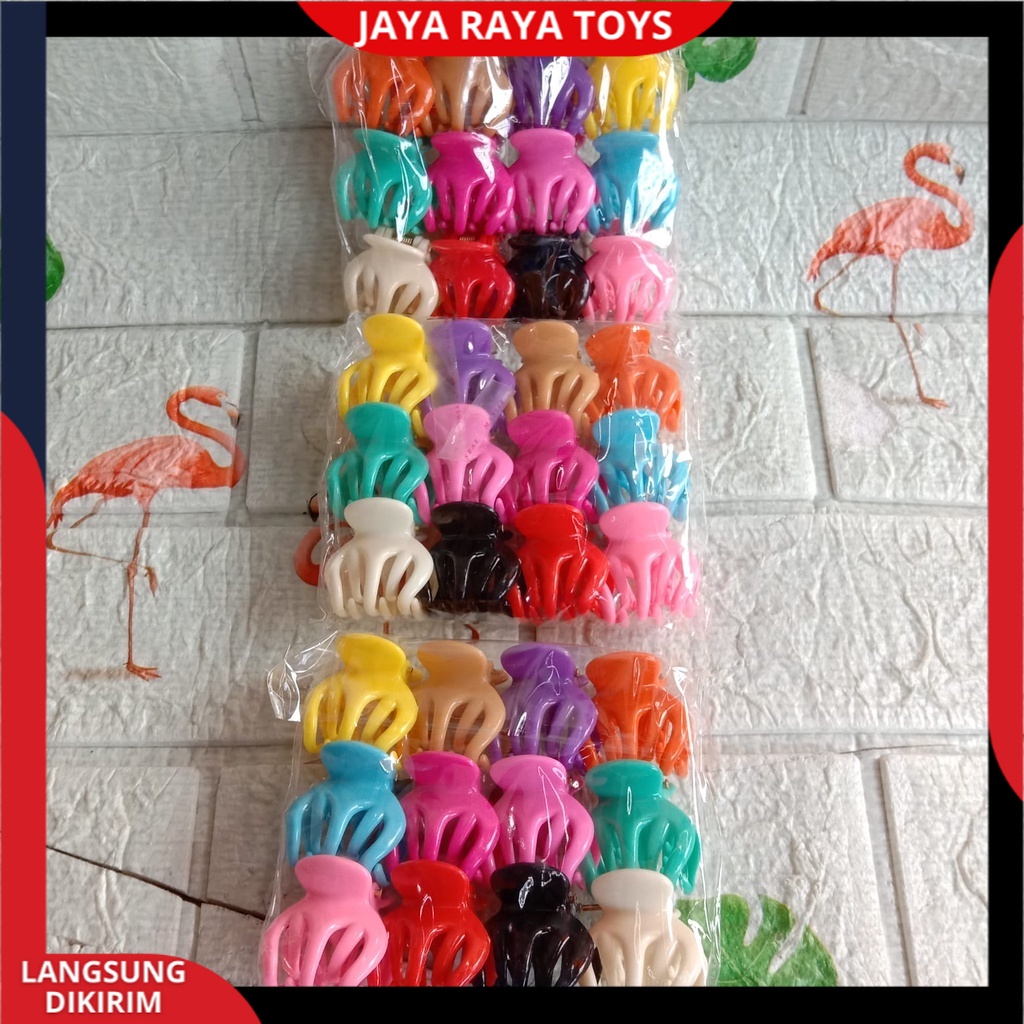 Jedai tiga jari Cakar 3 Jepit matte /Jepitan Rambut 1pc Bisa Cod