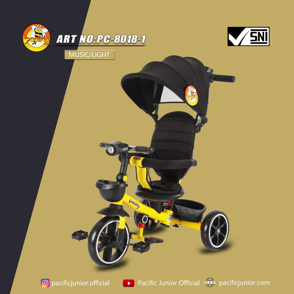 SEPEDA RODA 3 TRICYCLE TC PACIFIC 8018-1