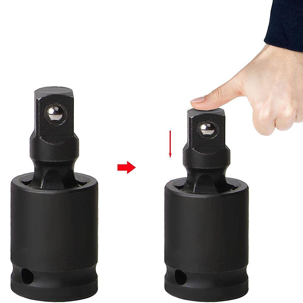 Populer Adaptor Socket Kunci Pas Elektrik Putar 360derajat Portable Hand Tools Air Impact Wobble Socket Adapter