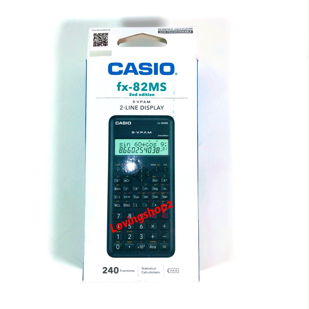 

CASIO FX82 MS - Kalkulator Scientific / Ilmiah Sekolah FX82MS