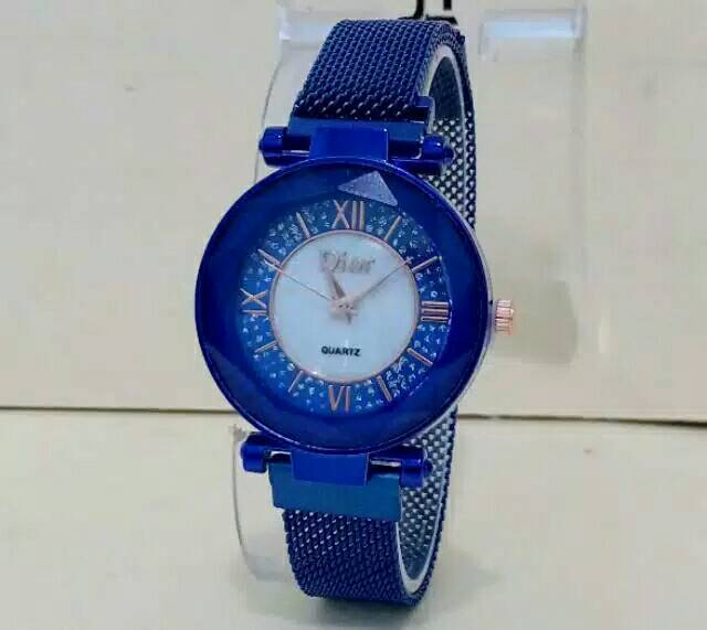 Jam Tangan Magnet Wanita Murah D*or Diamond Romawi