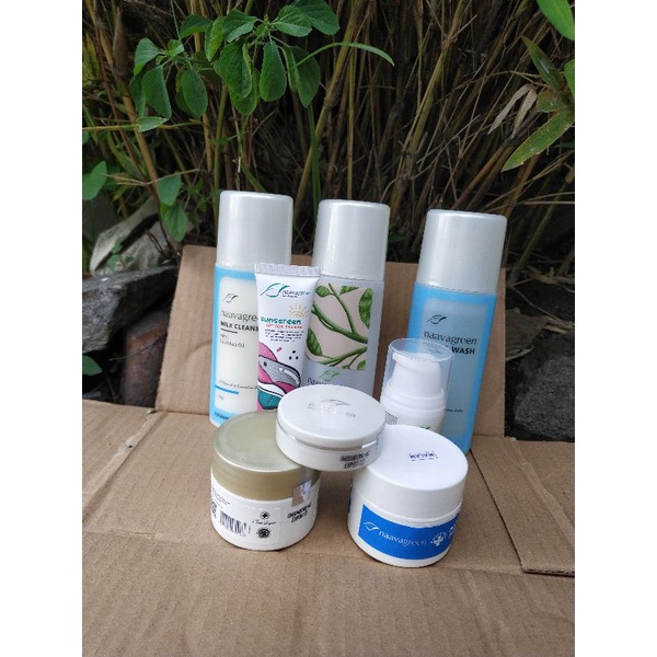 NAAVAGREEN PAKET GLOWING/ PENCERAH LENGKAP - ORIGINAL NAAVAGREEN SKINCARE