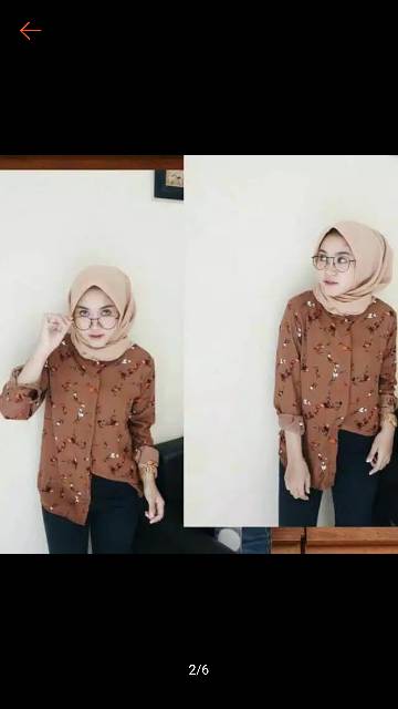 PROMO KANAYA BLOUSE MONALISA ATAU KEMEJA CEWEK KEKINIAN