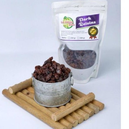 

PREMIUM Dark Raisins / Kismis Hitam 250gr - Califonia