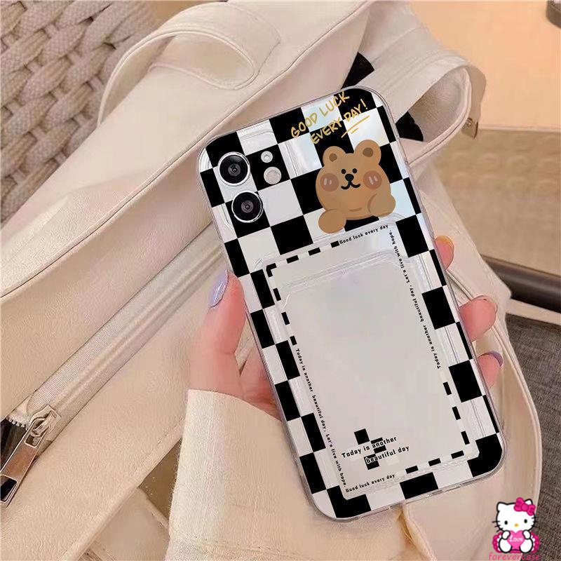 Soft Case Tpu Transparan Holder Kartu Anti Jatuh Untuk Realme C11 2021 C21Y C30 C25Y 9i 5i C25s C25 C3 C12 C20A C11 2020 5s 5