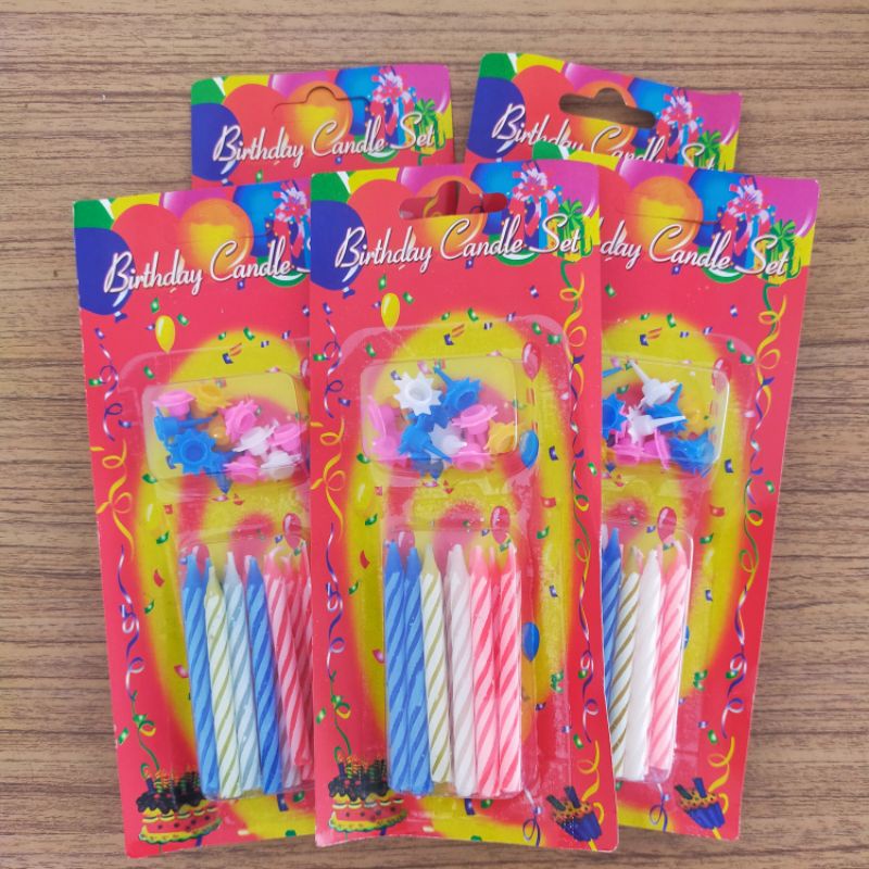 Lilin ulang tahun spiral kecil