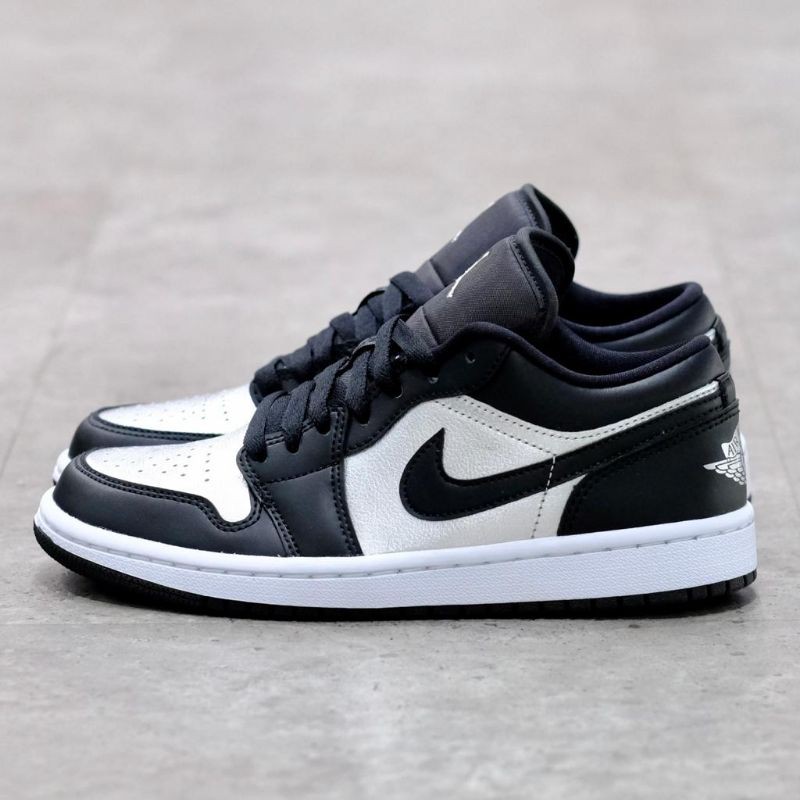 jordan 1 low black silver