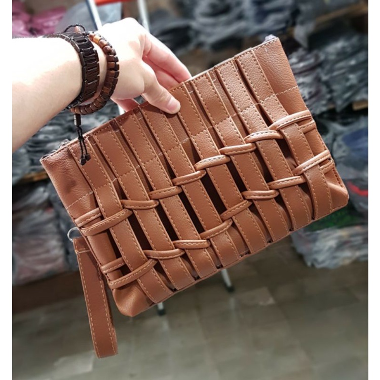 TAS SLEMPANG PAGAR TAS SLEMPANG KULIT FASHION WANITA