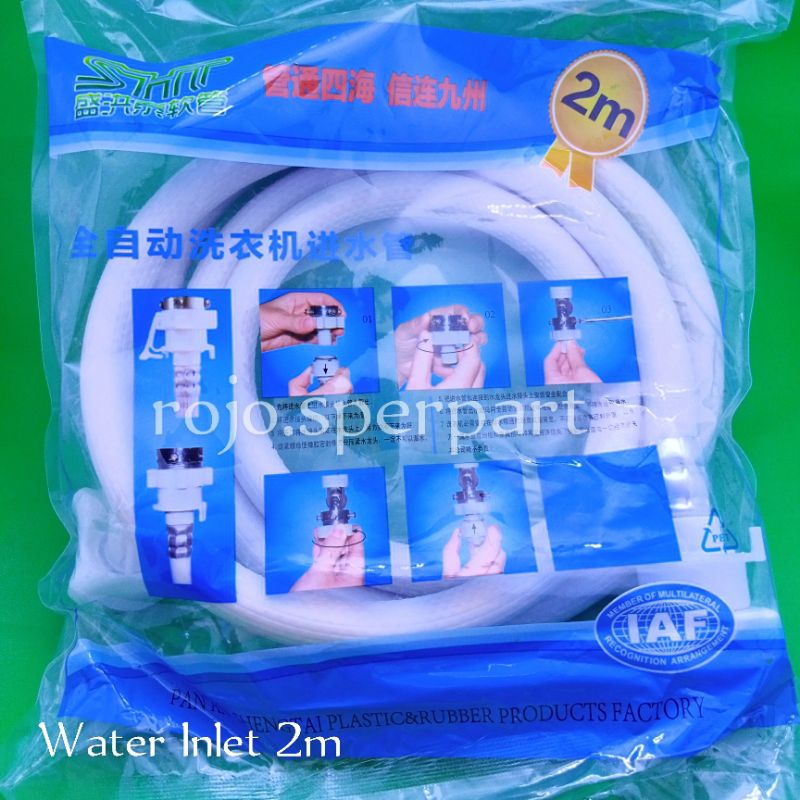 SELANG WATER INLET 2 METER (MESIN CUCI 1 TABUNG)