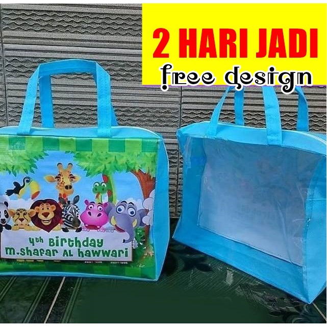 

TAS ULANG TAHUN RESLETING CUSTOM NAMA & FOTO