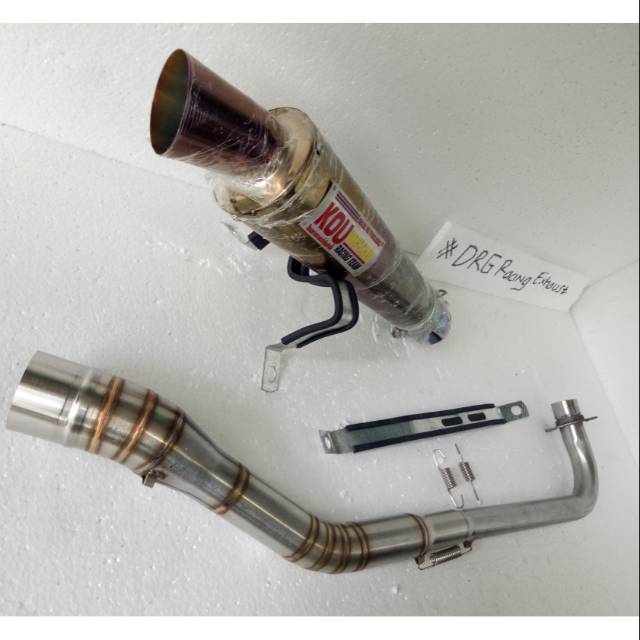 Knalpot KOU Krucut Pelangi For Jupiter Z