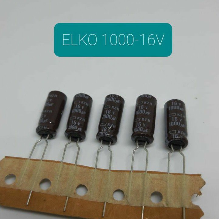 ELKO 1000 UF 16V ELCO 1000UF 16V CEMICON JAPAN