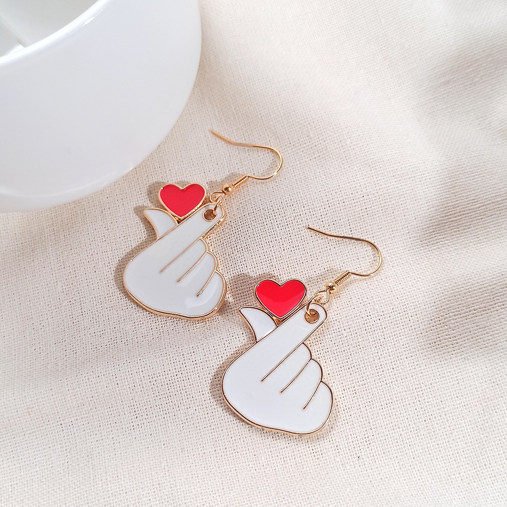 Anting Hook Wanita Kekenian - Anting Wanita Saranghae Korean Style Fashion Import