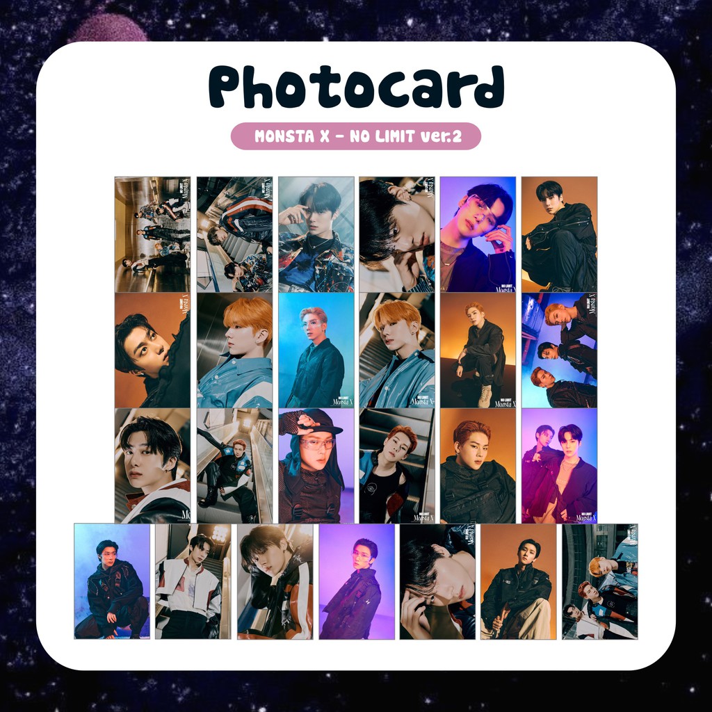 Photocard Monsta X   ll NO LIMIT ll Fatal Love