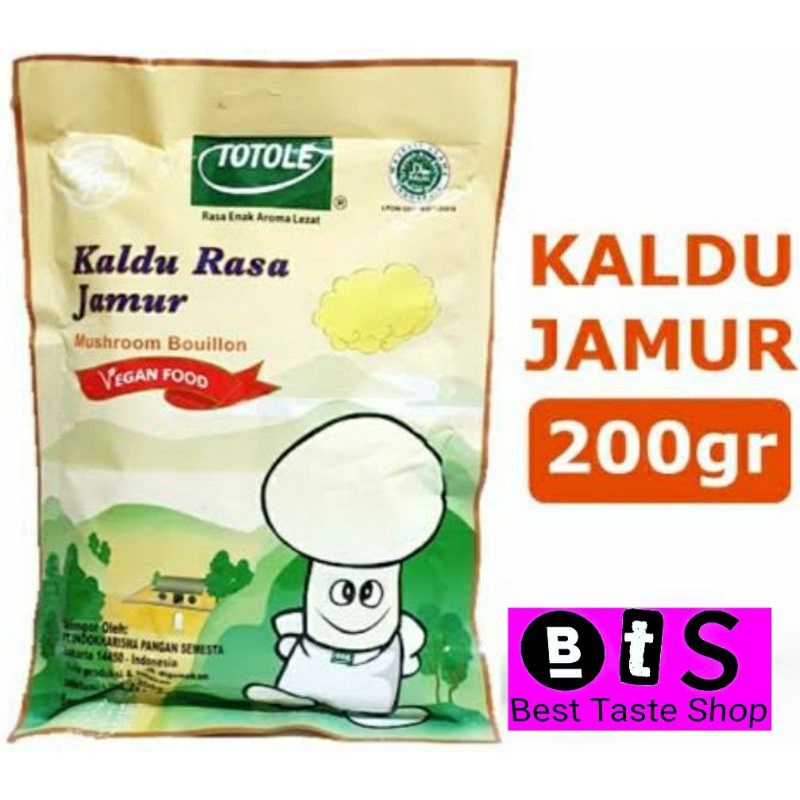 

TOTOLE 200Gr/Kaldu Jamur Perisa/Jamur Mushroom Powder /Vegan Food/ Penyedap Makanan