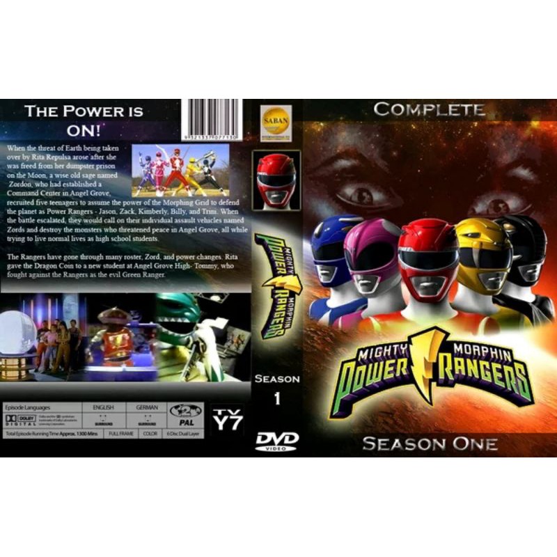 Kaset Dvd MIGHTY MORPIN POWER RANGERS season terakhir