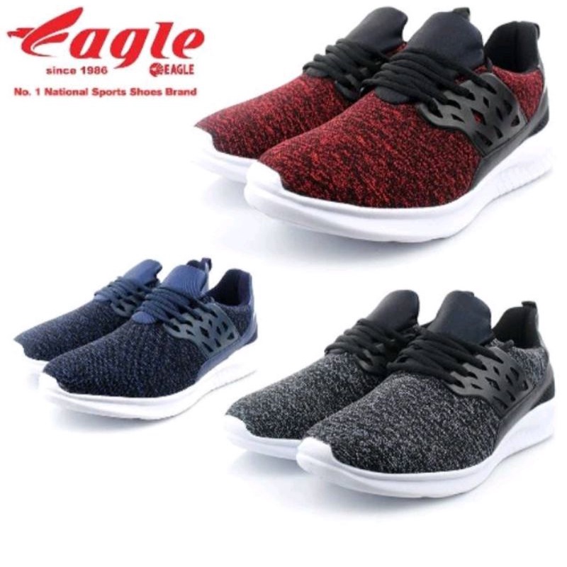 sepatu lari/lifestyle pria dewasa Eagle Afgan original