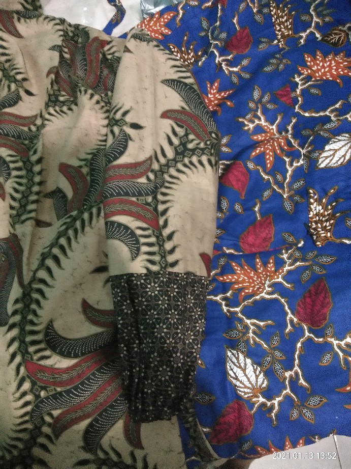 Ms Gamis Batik Sriwedari Maxi Jumbo Fit Xxl Ld 110c. Bumil/busui Katun Sogan