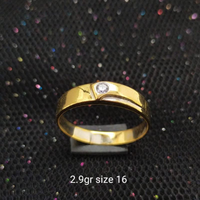 Cincin Emas 17 K - 2.9gr Kadar 750 - 3384