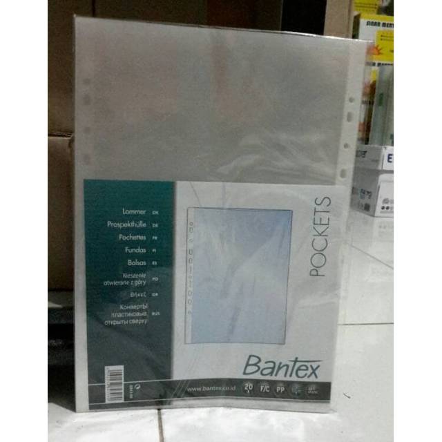 

SHEET PROTECTOR F4 BANTEX 8843 - 20 lbr