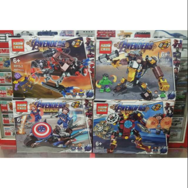 Mainan Lego Avengers 4 Pcs