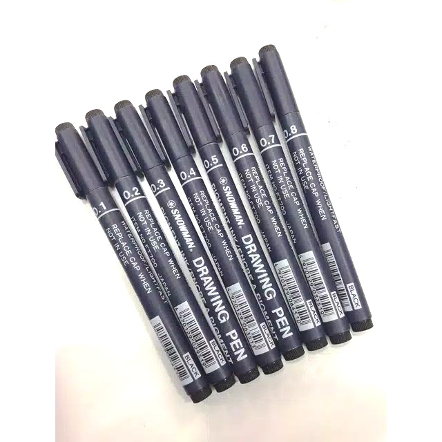 

Pendrawing- Snowman 700 Drawing Pen / Pulpen Gambar / Pena Sign - Pen 0.05 -Drawing-Pen.