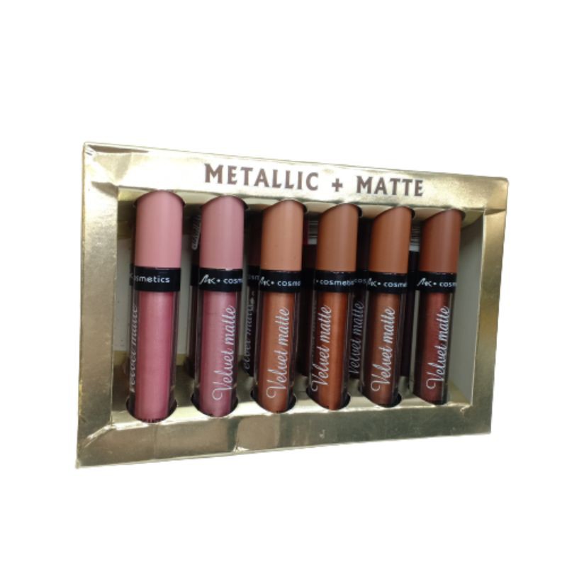 LIP GLOSS METALIC MATTE GLITER NO. L.90077C1