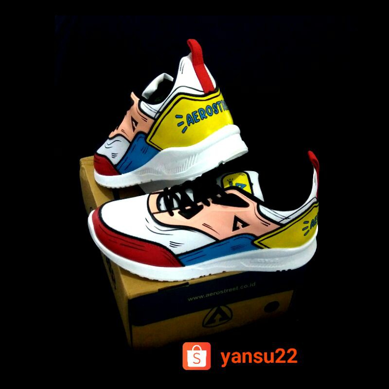 Sepatu 2D Cartoon Aerostreet