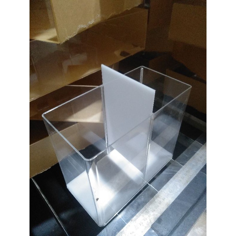 AQUARIUM/SOLITER CUPANG AKRILIK 2 KAMAR