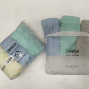 3 Pcs Celana Dalam Pria DRAKAAR DOMPET Dewasa Remaja | CD Laki Laki Drakar Karet Kerut | Sguna