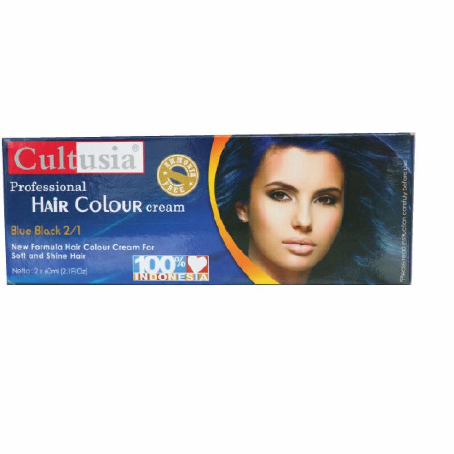 Cultusia Hair Color Blue Black 2 1 60 ML