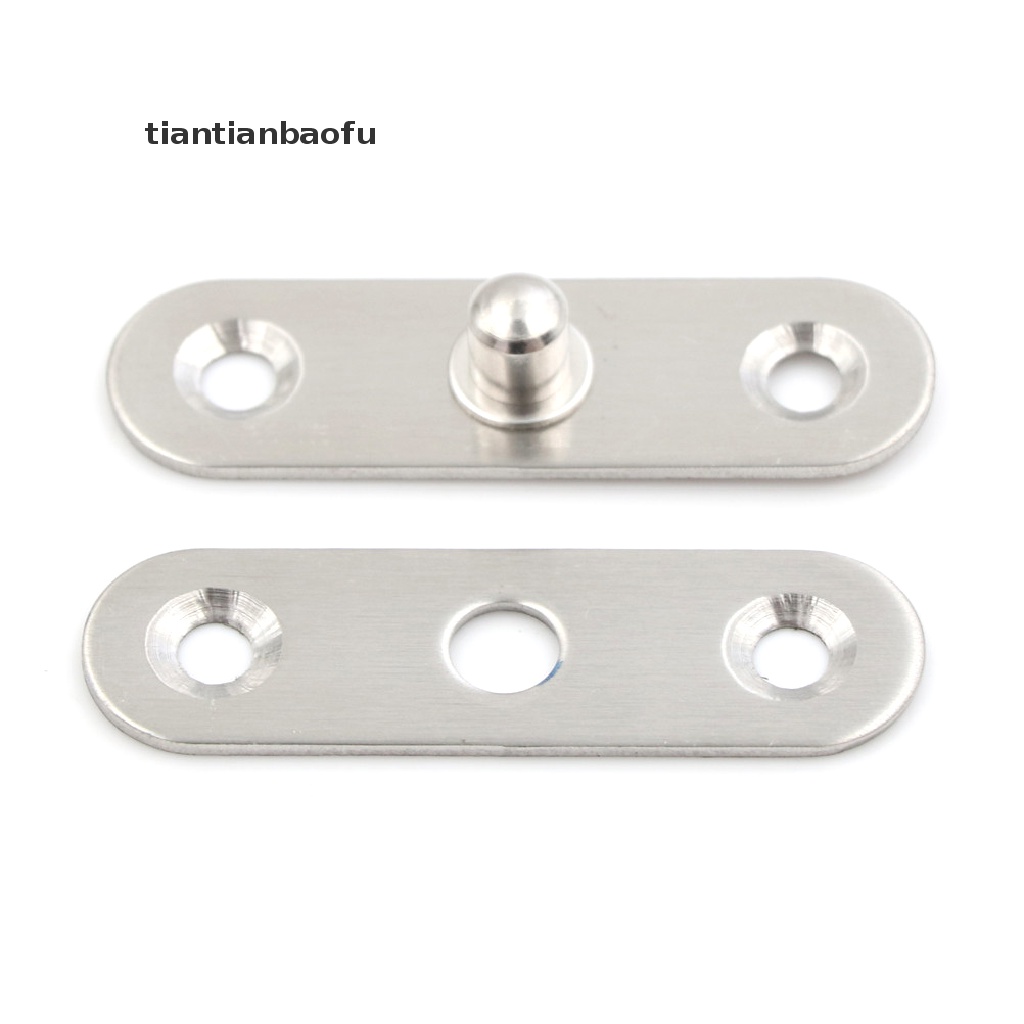 [tiantianbaofu] New 56mm L Hardware Stainless Steel 360 Degree Rotating Door Pivot Hinge Tone Rotar Boutique