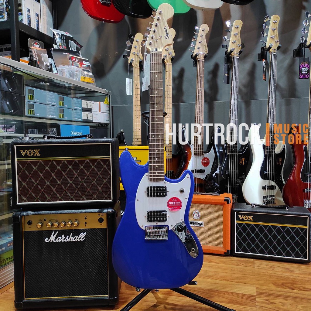 Squier Bullet Mustang HH Imperial Blue