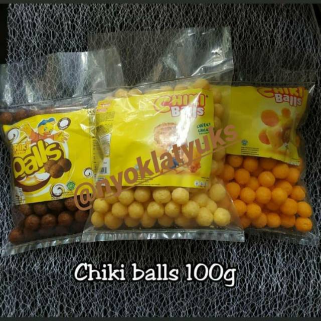 

Chiki balls 3 rasa: keju, coklat & ayam